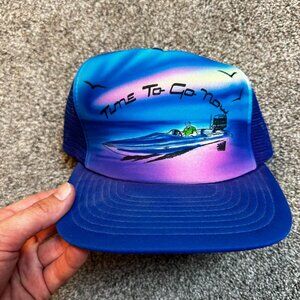 Vintage‎ Air Brush Fishing Trucker snapback hat